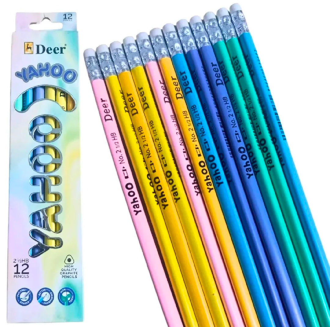 Deer Yahoo HB Pencil Box (12 Pencils)
