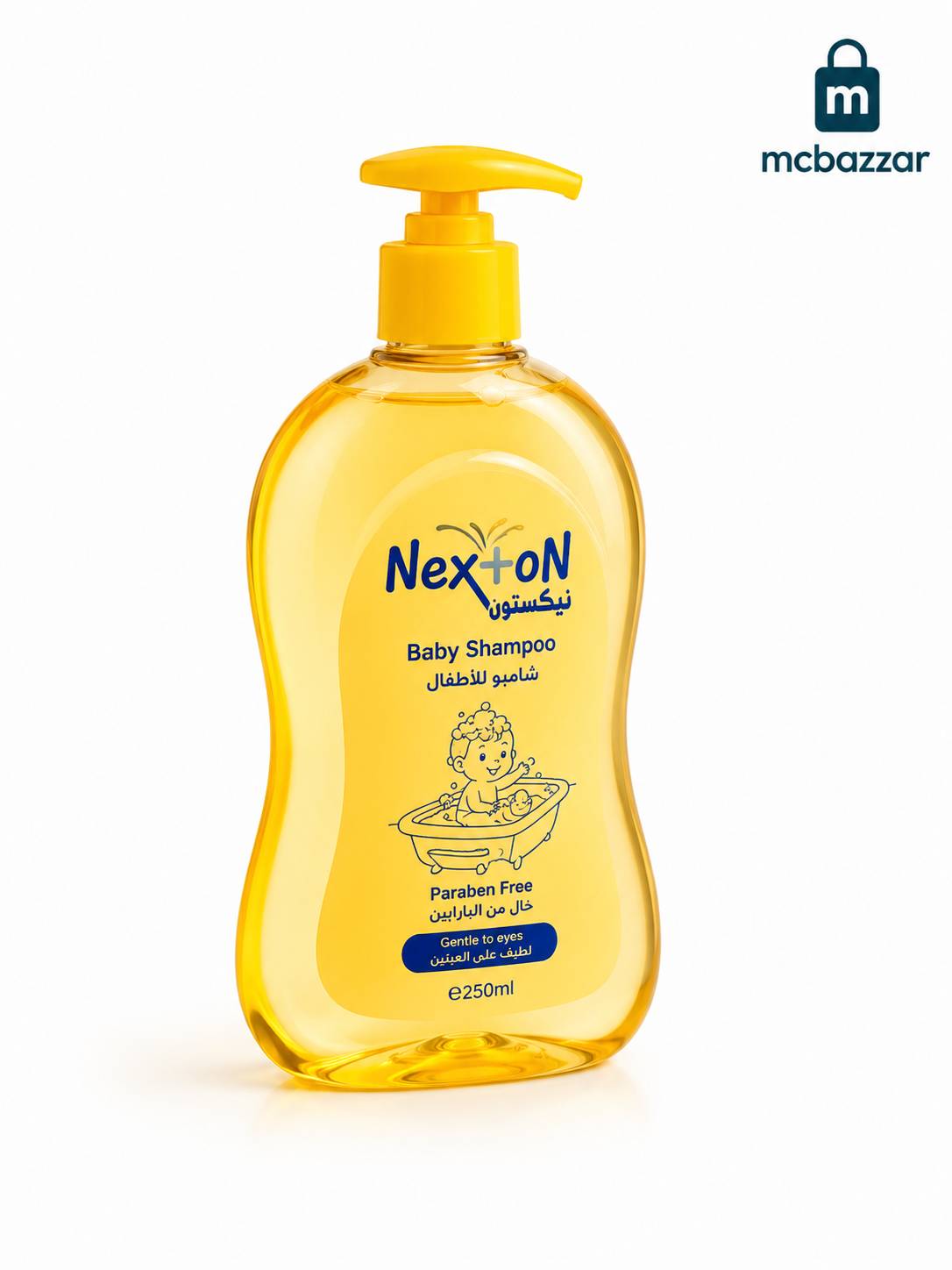 Nexton Baby Shampoo 250ml - Paraben Free Gentle to eyes