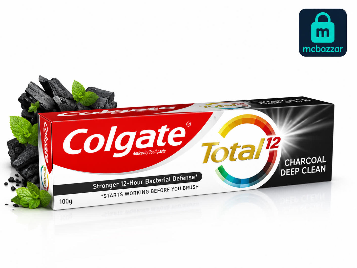 Colgate Total 12 Charcoal Deep Clean Toothpaste 100g