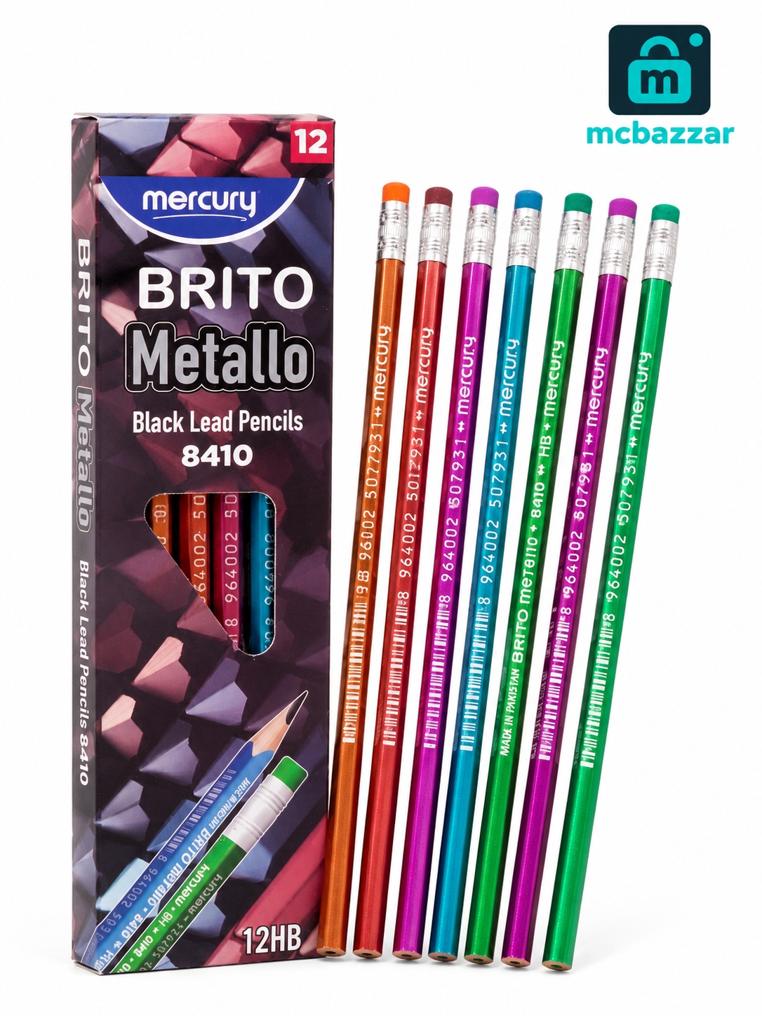 Mercury Brito Metallo 8410 Pencil (12Pcs)