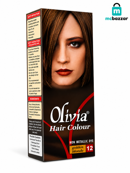 Olivia Hair Colour Golden Blonde 12No 50ml