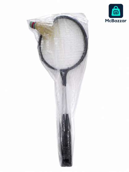 Baby Badminton Rackets Set Plastic Frame Body 2 Rackets with  Nylon Shuttlecock