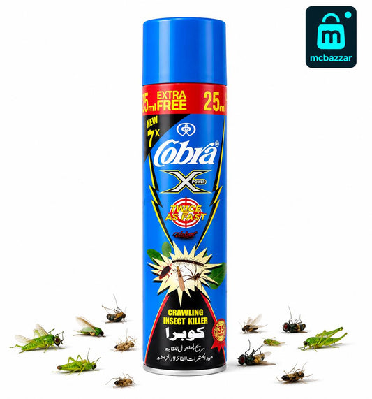 Cobra Xtreme Twice Fast Crawling Insect Killer Spray 325ml
