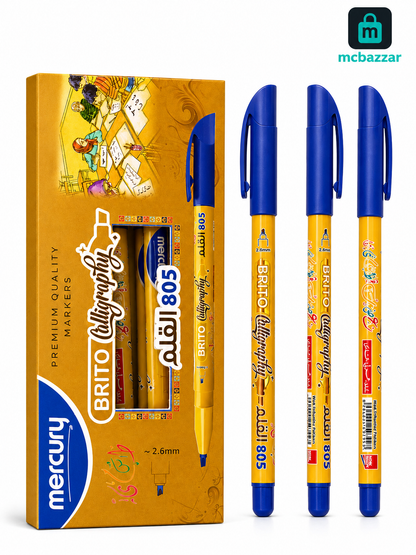 Mercury Brito Calligraphy Marker 805 (10Pcs)