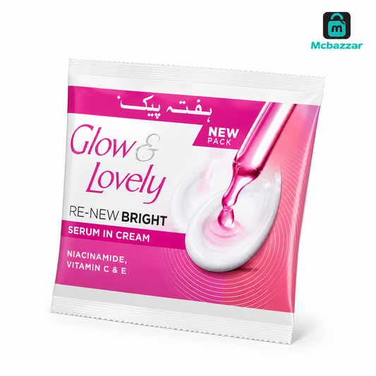 Glow & Lovely Re-New Bright Serum In Cream Sachet