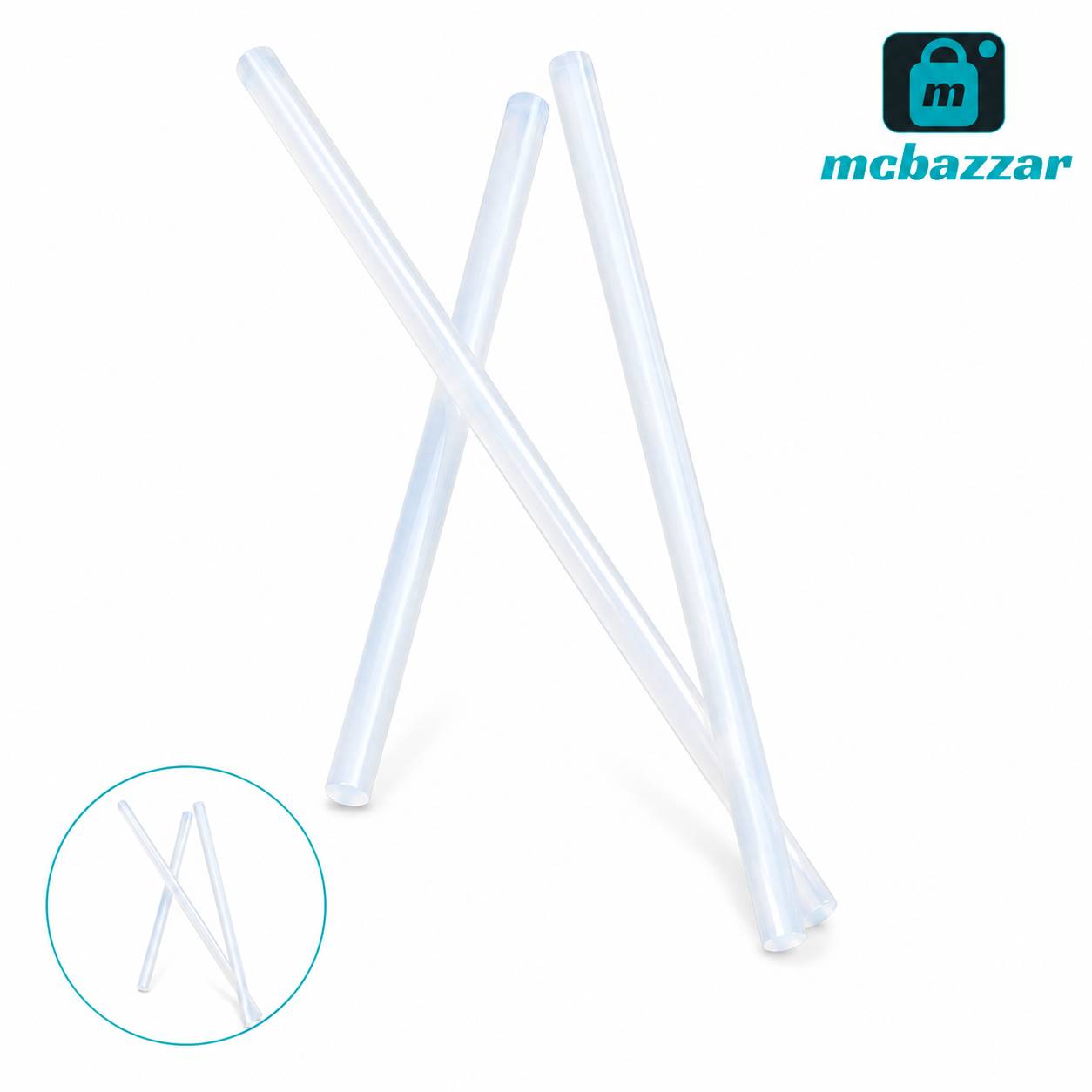 Hot Melt Glue Sticks 11mm (Thin) for Large Glue Gun 3Pcs