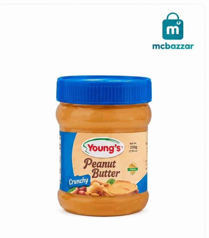 Young's peanut butter 340g - Crunchy