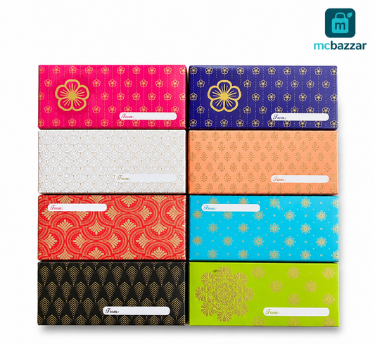 Premium Gift Money Envelopes – Assorted Traditional Designs Pack of 6 PCS