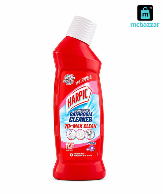 Harpic Red Bathroom Cleaner Floral 225ml