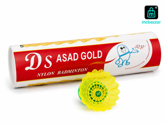 DS Asad Nylon Badminton Shuttlecocks (6Pcs)
