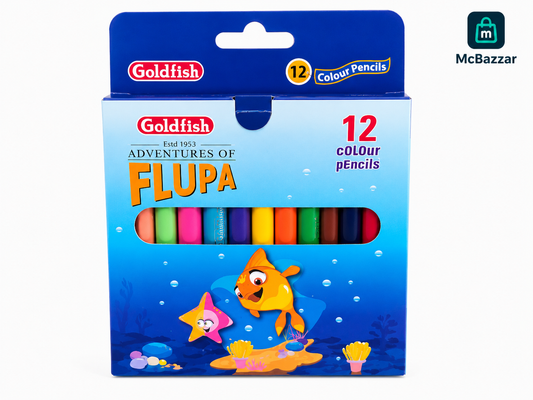 Goldfish Flupa 12 half Pencil Colour