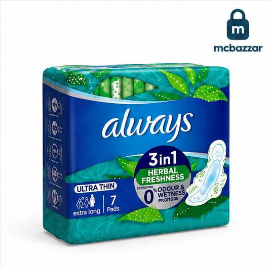Always 3-in-1 Ultra Thin (Extra Long) Sanitary Pads - 7