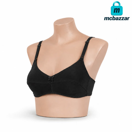 IFG Amoreena Polyester Bra - B Cup Size 30 to 40 Available Colors (Black & Skin)