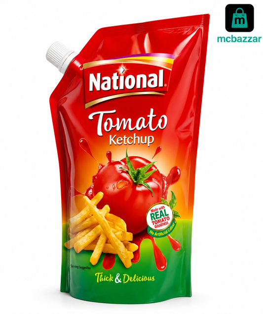 National Tomato Ketchup 800g Pouch Packing