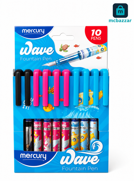 Mercury Wave Fountain Pen (1PC)