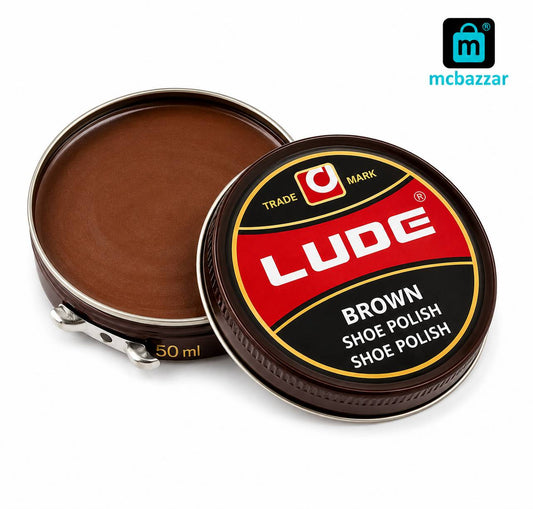Lude Shoe Polish Brown 40ml