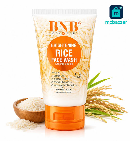 BNB Brightening Rice Face Wash Organic Source 120ml