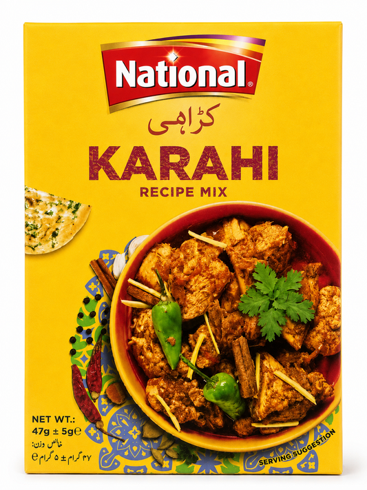 National Karahi Recipe Mix 47g+5g