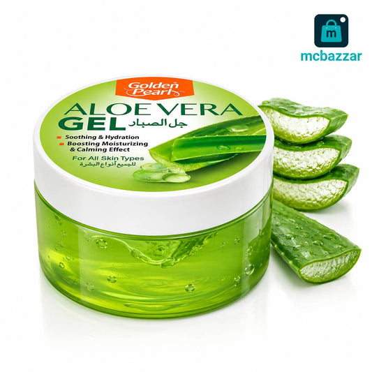 Golden Pearl Aloe Vera Gel – Soothing & Hydrating Gel (All Skin Types)