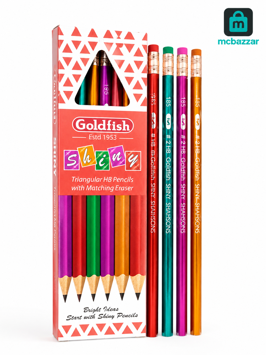 Goldfish Shiny Pencil (12Pcs)