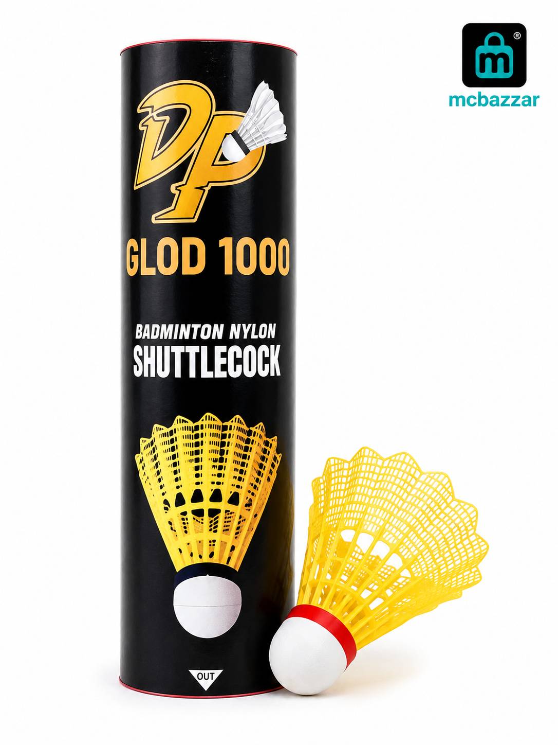 DP Gold 1000 Nylon Badminton Shuttlecocks 1 PC