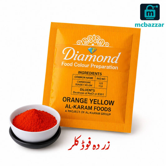 Orange Yellow Food Color Sachy 8g