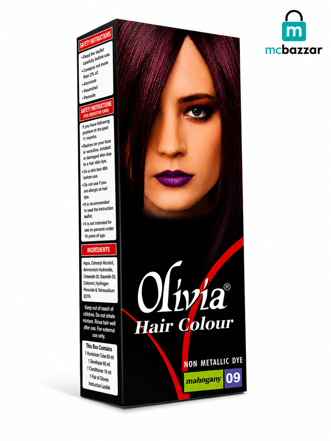 Olivia Hair Colour 09 Mahogany 50ml