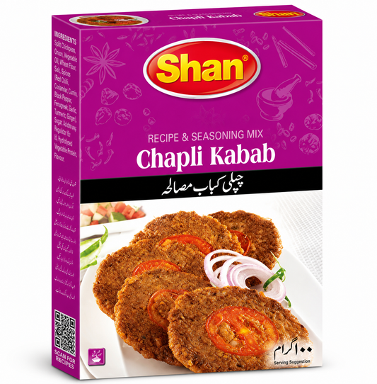 Shan Chapli Kabab Recipe Mix 100g چپلی کباب