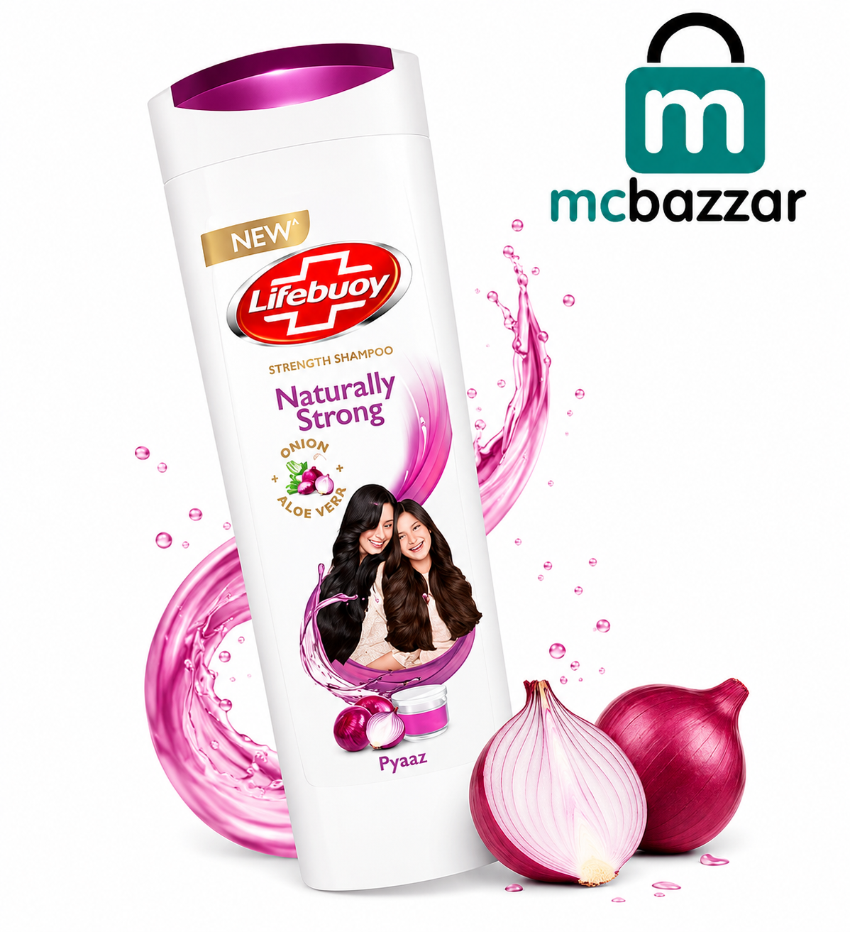 Lifebuoy Shampoo Naturally Strong Onion 175ml