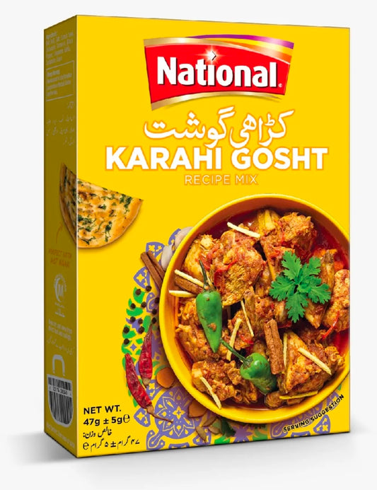 National Karahi Gosht recipe Mix 47+5g