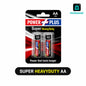 Power Plus Super Heavy Duty AA Card Battery Cell 1.5v