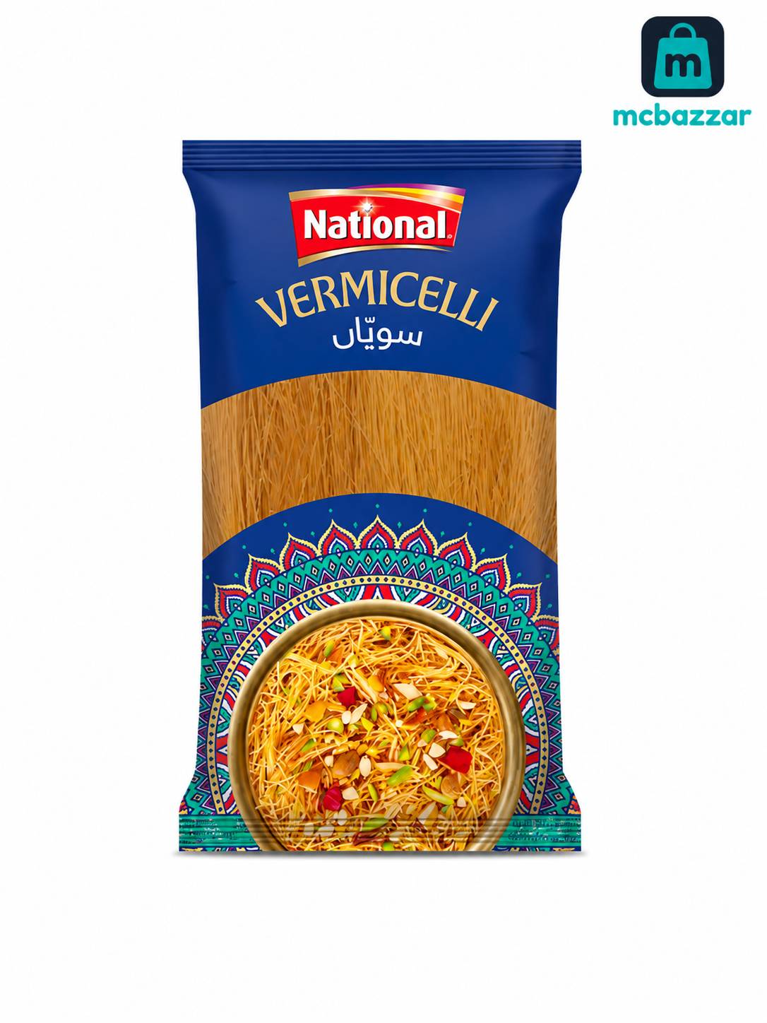 National Vermicelli - Sawaiyan 125g - نیشنل سویاں-