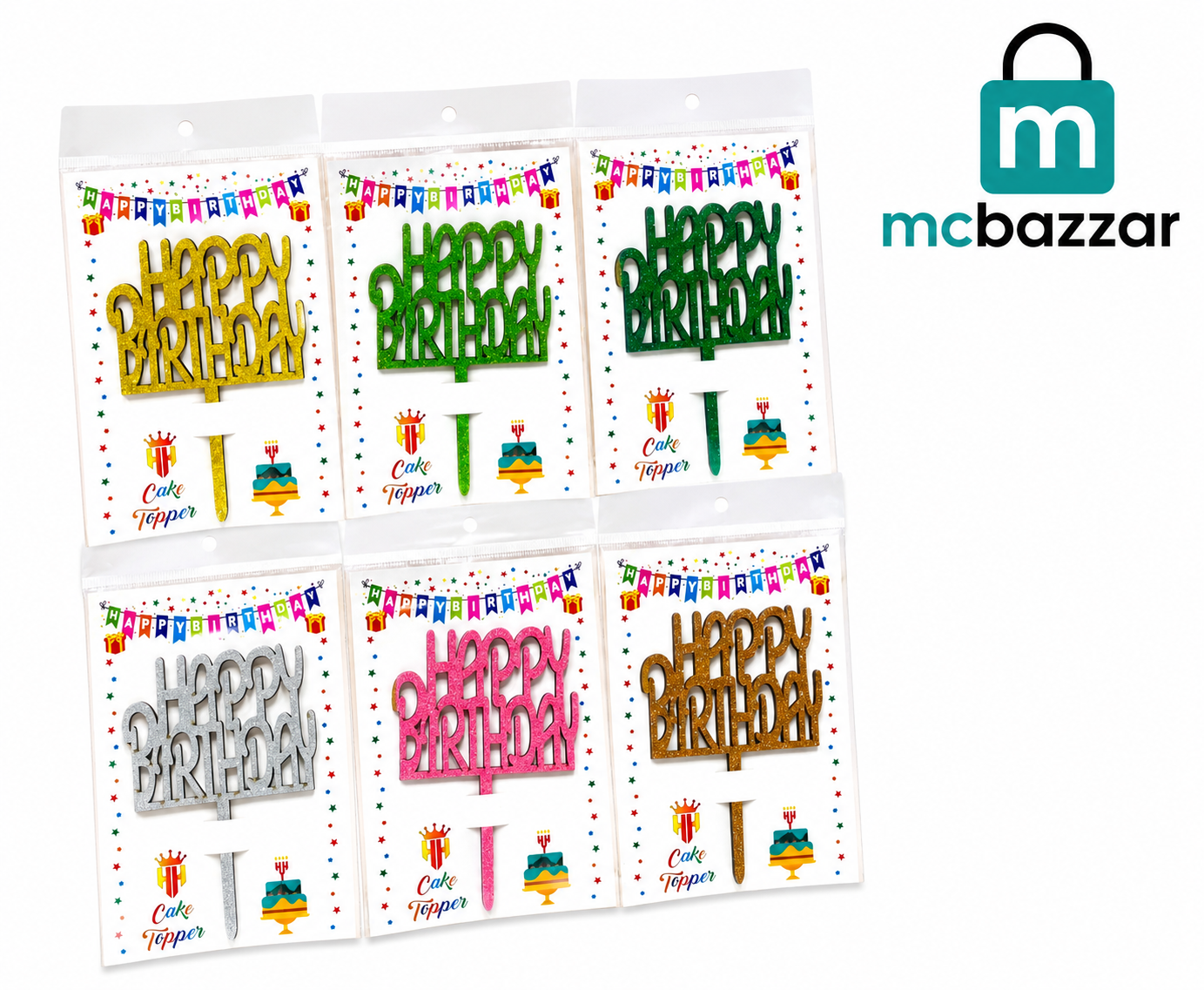 Birthday Cake Topper 1 PC