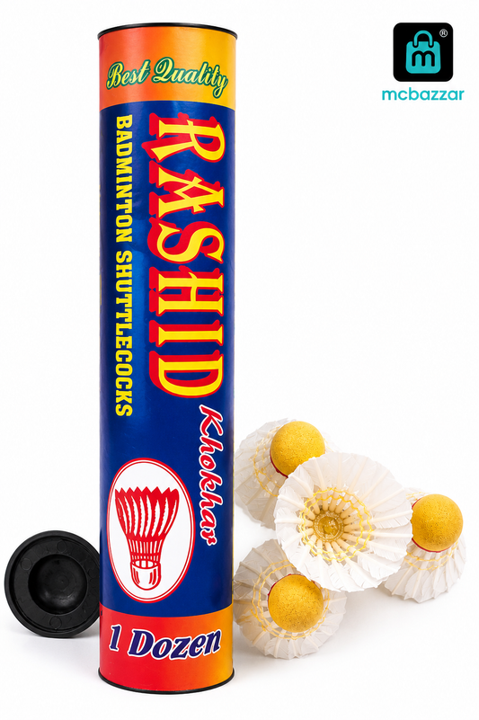 Rashid Khokhar Feather Shuttlecock (Indoor) (1Pc)