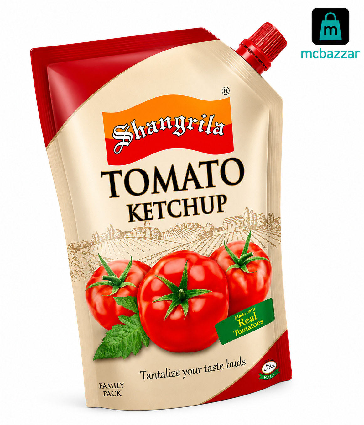 Shangrila Tomato Ketchup 800g Pouch Packing