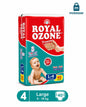 Royal Ozone Baby Diapers No4 Large Size - 40 Pcs