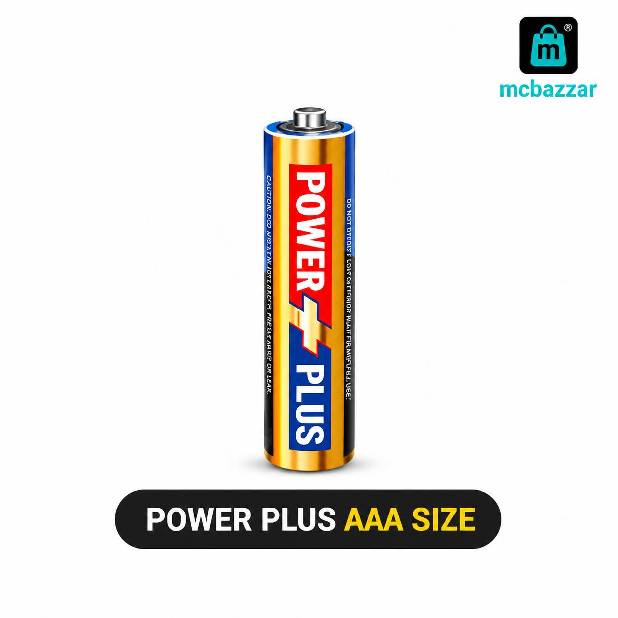 Power Plus Premium Gold Cell AAA Size - 1.5V