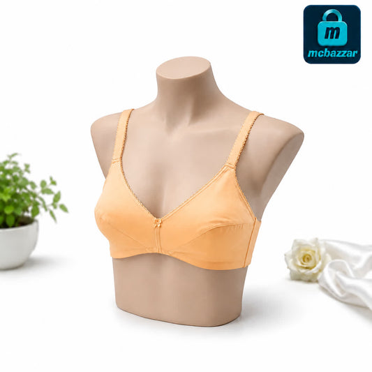 IFG Classic Bra – B Cup Full Coverage Cotton Size 30 to 42 (Black & Skin Colour)