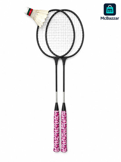Bedminton Racket Set 2 Racket Normal Quality