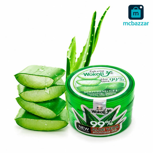 Wokali Aloe Vera Soothing Gel Jar