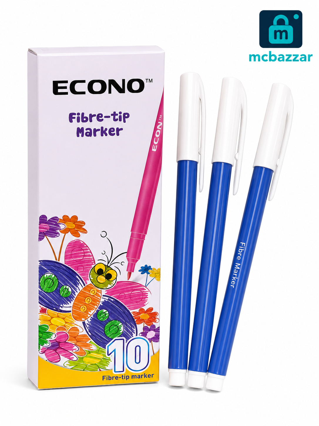 Dollar Econo Fiber Tip Marker (10Pcs)