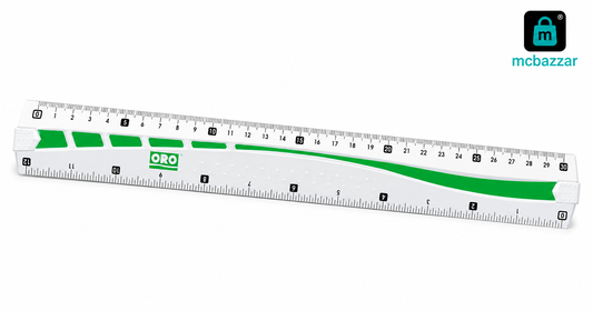ORO 30cm 12 inch Plastic Ruler