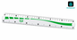 ORO 30cm 12 inch Plastic Ruler