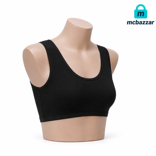 IFG Teen Bra 001 Size 30 to 38 ( Black & Skin)