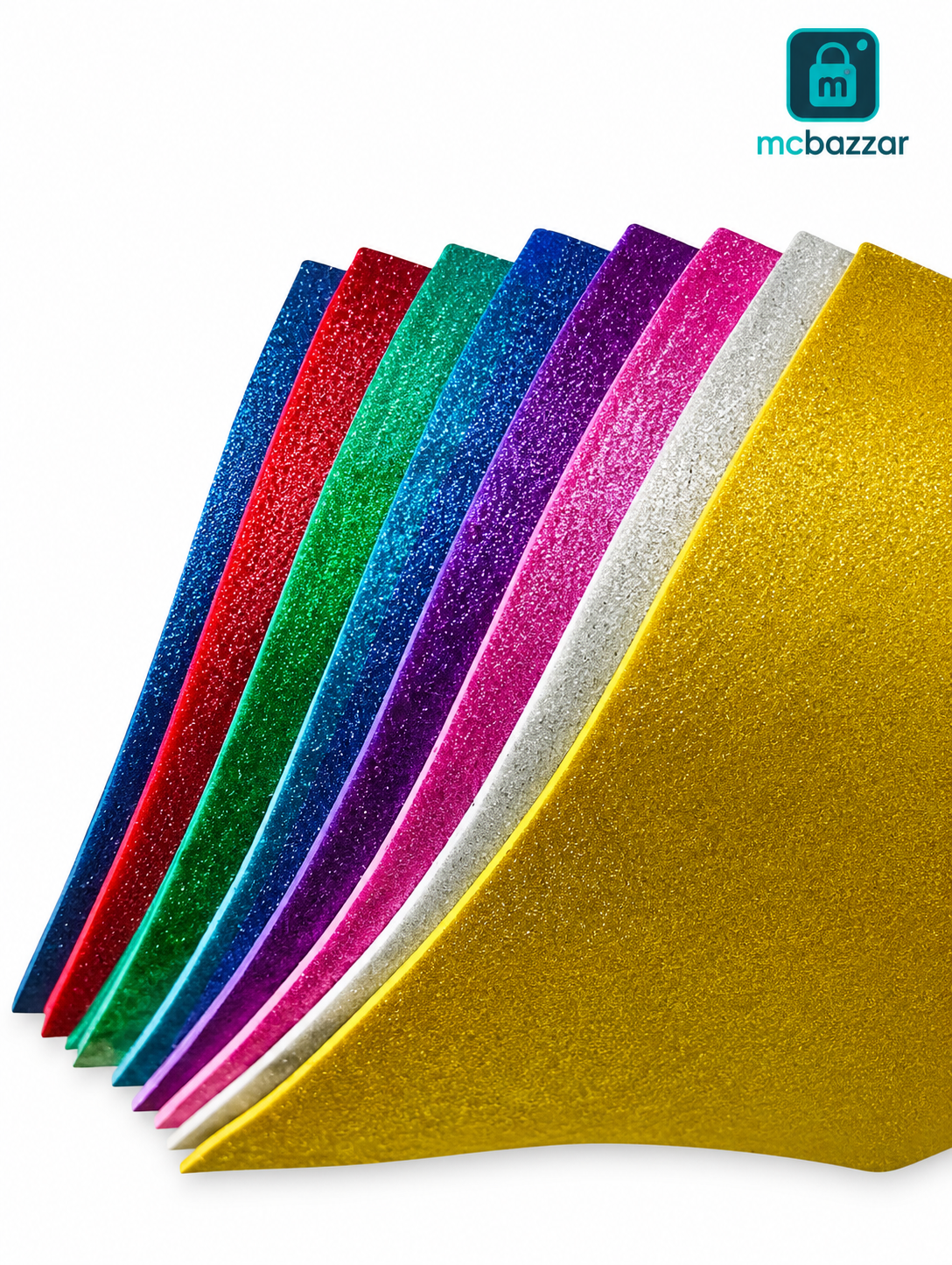 Glitter EVA Foam Sheet Pack of 10 Mix Colour Sheet