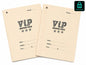 VIP File Premium Quality Cream Colour 2pcs