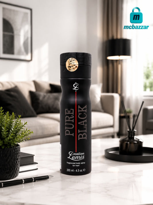 Creation Lamis Pure Black Body Spray for Men 200ml