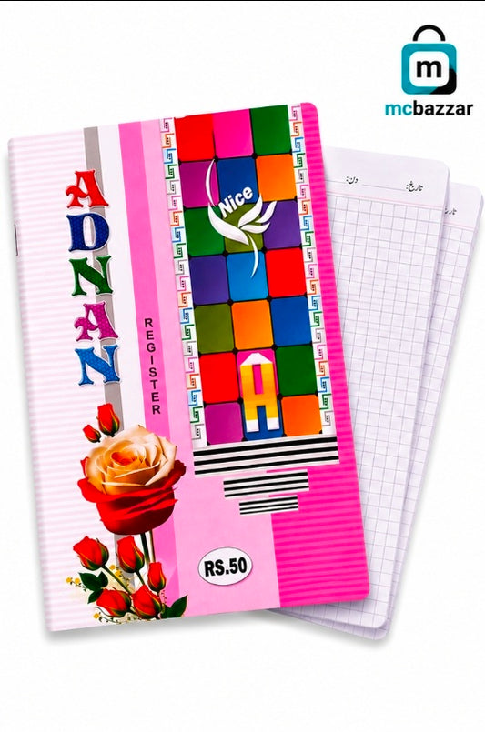 Adnan Math Register - 50 عدنان ریاضی رجسٹر