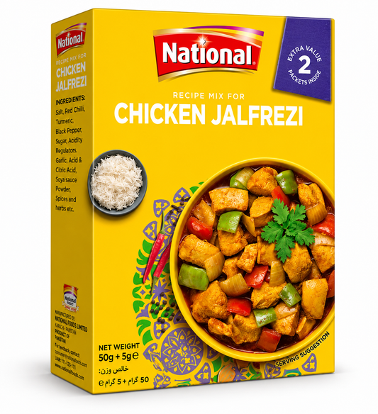 National Chicken Jalfrezi Recipe Mix 50g+5g