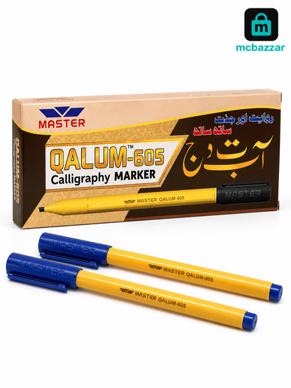 Master Qalum 605 Calligraphy Marker (10Pcs)
